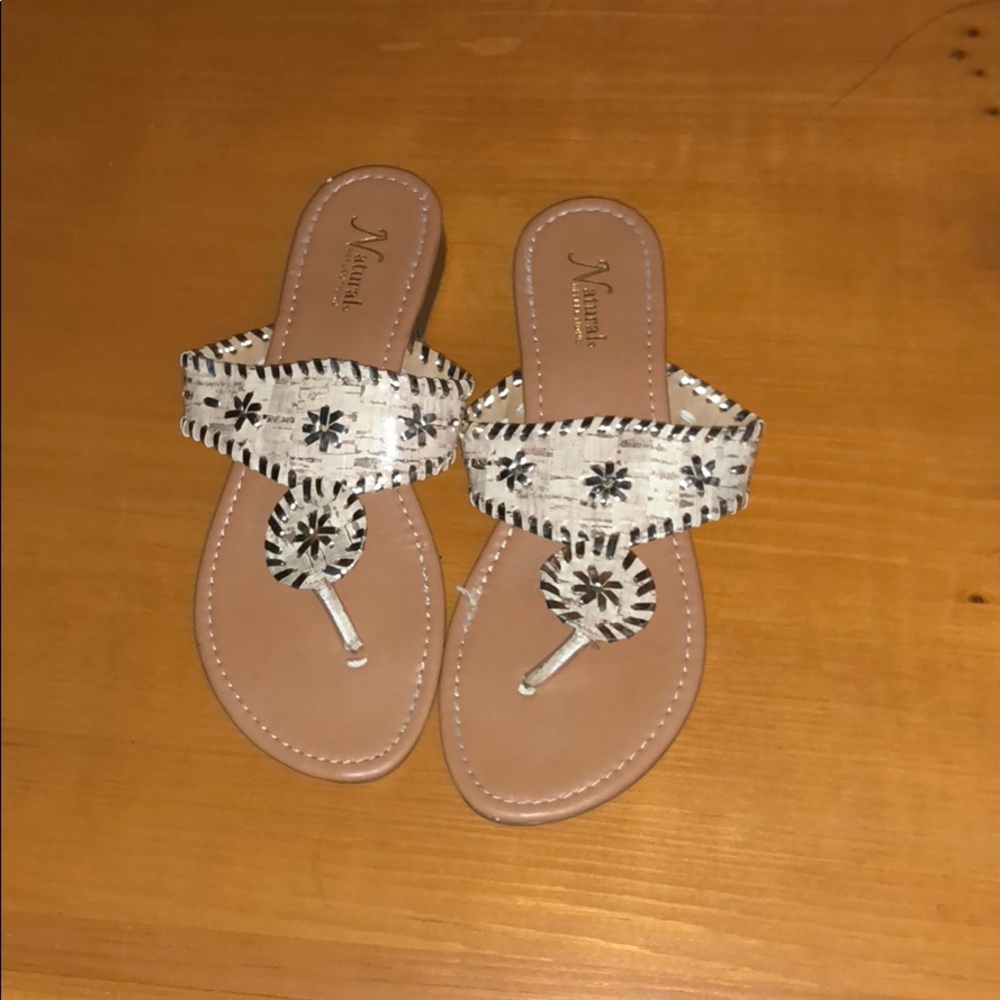 Gold sandals